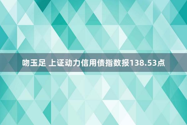 吻玉足 上证动力信用债指数报138.53点