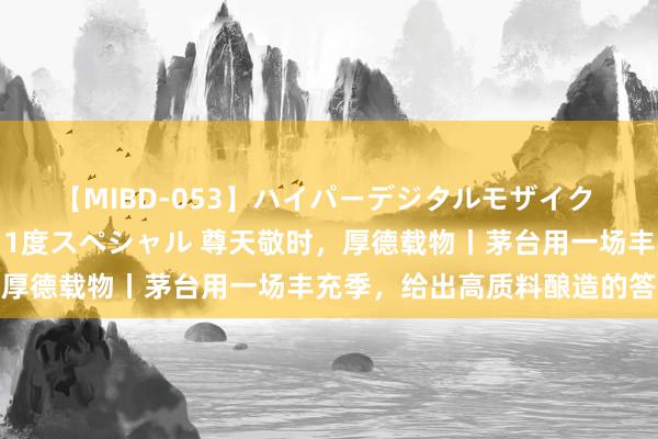 【MIBD-053】ハイパーデジタルモザイク あの娘のセックスをもう1度スペシャル 尊天敬时，厚德载物丨茅台用一场丰充季，给出高质料酿造的答卷