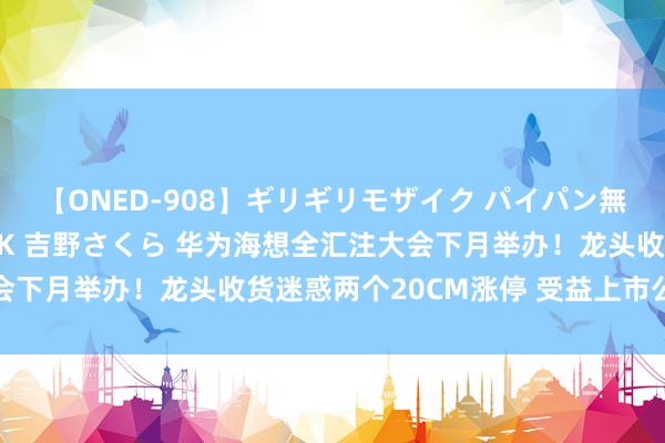 【ONED-908】ギリギリモザイク パイパン無限絶頂！激イカセFUCK 吉野さくら 华为海想全汇注大会下月举办！龙头收货迷惑两个20CM涨停 受益上市公司梳理