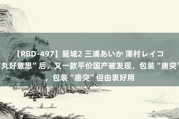 【RBD-497】籠城2 三浦あいか 澤村レイコ ASUKA 继“丸好意思”后，又一款平价国产被发现，包装“唐突”但由衷好用